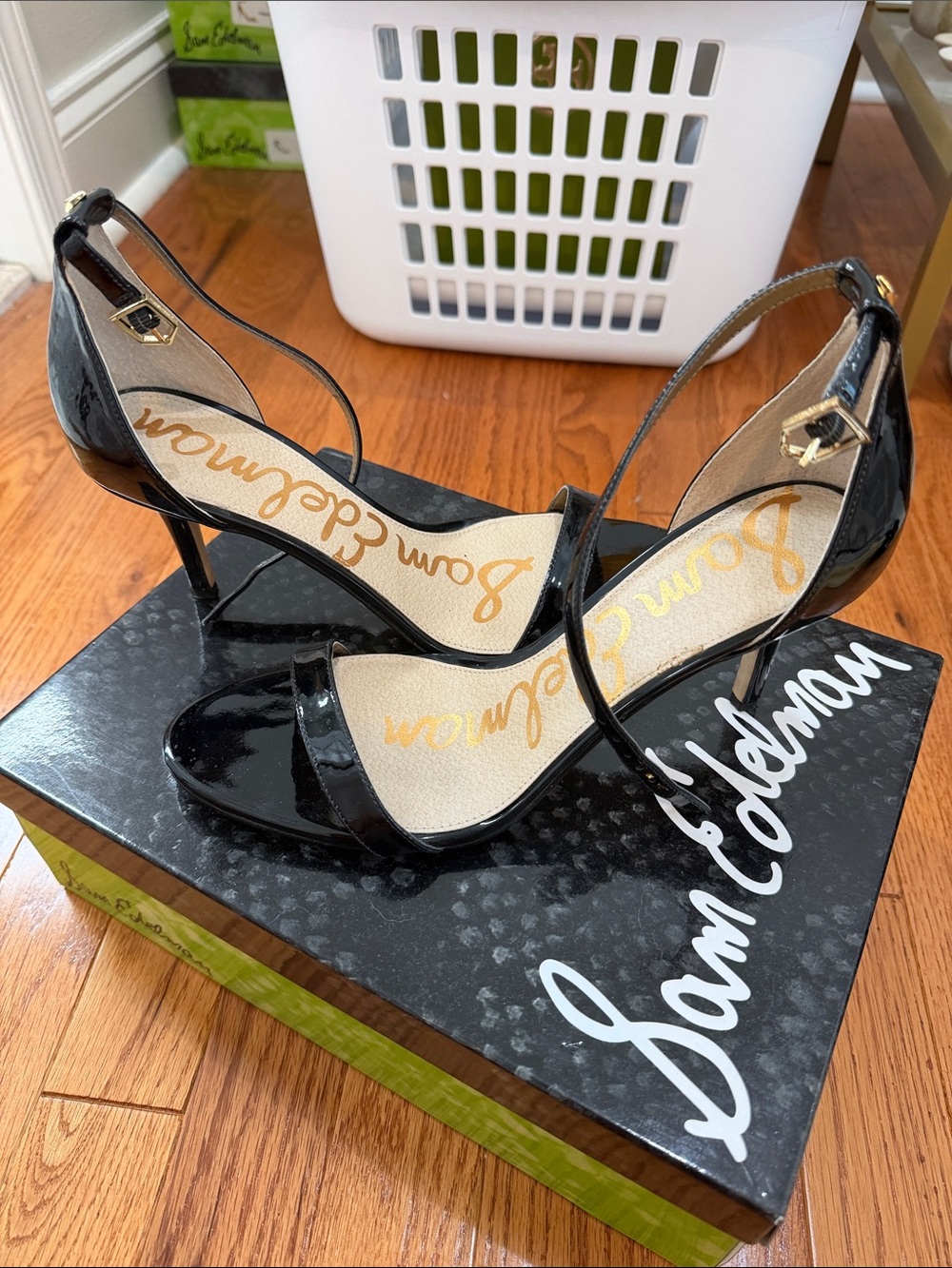 Sam Edelman Black Patent Heels - 9
